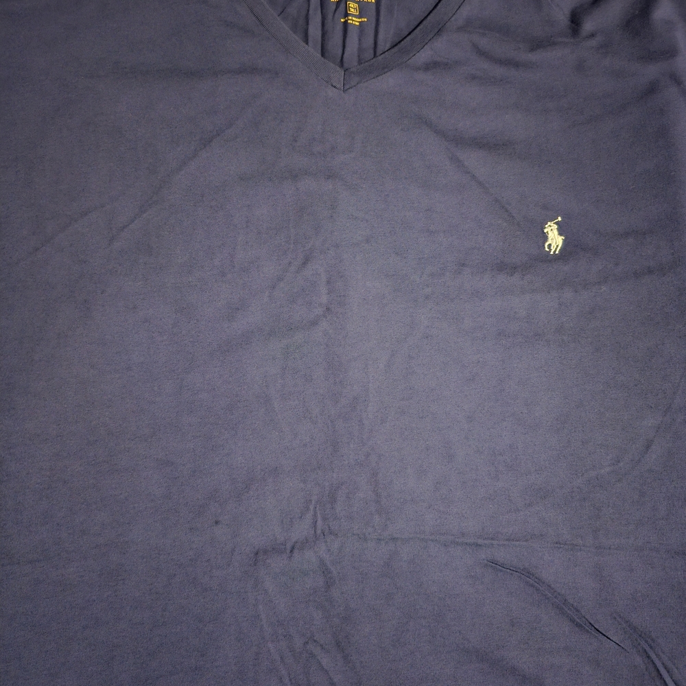 Polo by Ralph Lauren Navy V-Neck Tee